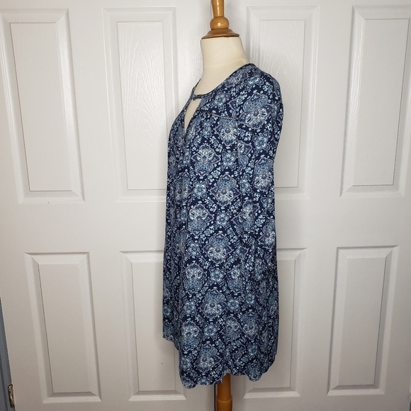 American Eagle Paisley Dress S Cottagecore Grannycore Boho Prairie A Line - Picture 4 of 11